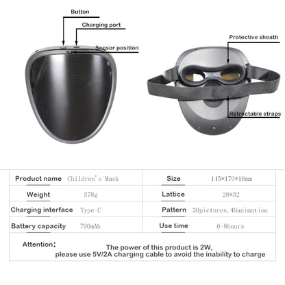 Kids LED Mask