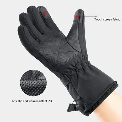 ueeway Leather Rechargeable Heated Gloves